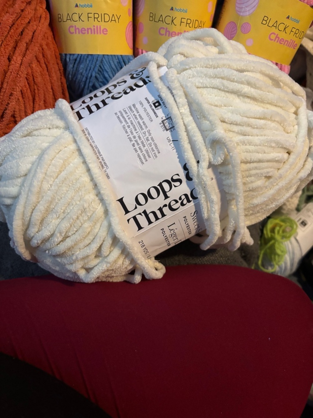 Loops & Threads Chenille Yarn bundle - Picture 2 of 9